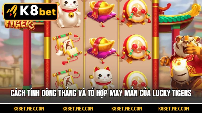 Cách tính dòng thắng và tổ hợp may mắn của Lucky Tigers