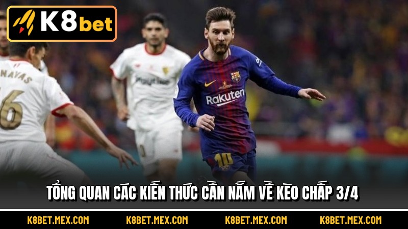 Tổng quan các kiến thức cần nắm về Kèo Chấp 3/4